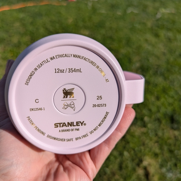 Stanley LoveShackFancy Pink and Gold Mug - Picture 8 of 10